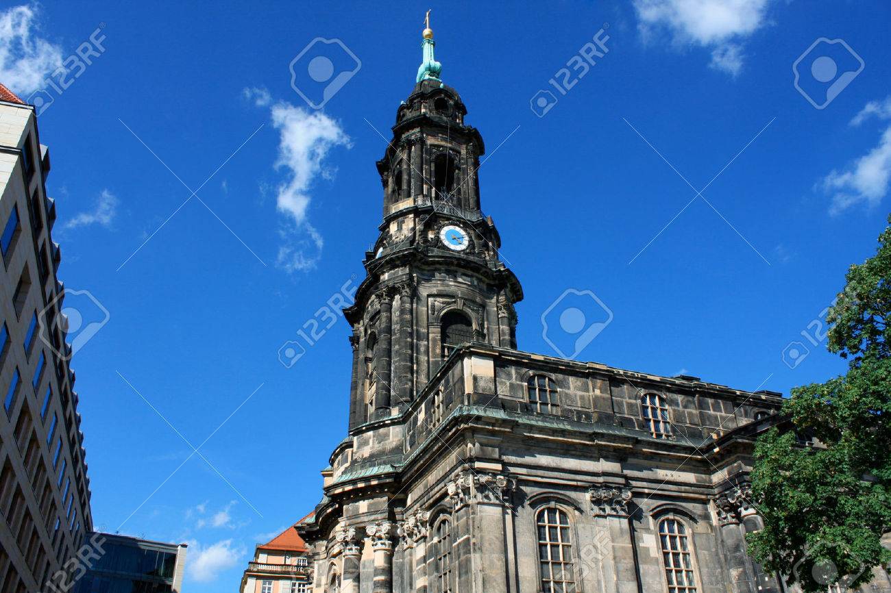 Kreuzkirche - Church of the Holy Cross in Dresden Germany is the largest church in Saxony - 69303015 Kreuzkirche - Church of the Holy Cross in Dresden Germany is the largest church in Saxony - 69303015