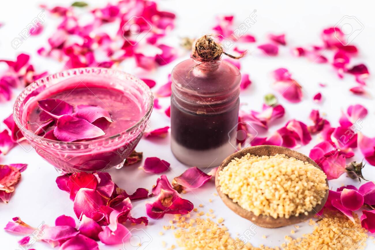 rose petal water for face