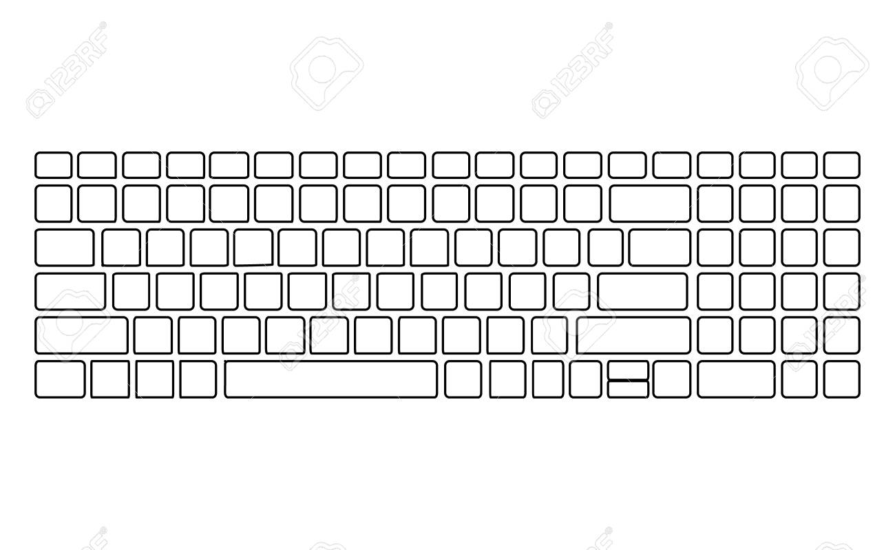 Keyboard White Silhouette Pattern. Computer Vector Isolated Template. Black Version. Top View. Royalty Free SVG, Cliparts, Vectors, and Stock Illustration. Image 127728193. keyboard-white-silhouette-pattern-computer-vector-isolated-template-black-version-top-view-royalty-free-svg-cliparts-vectors-and-stock-illustration-image-127728193