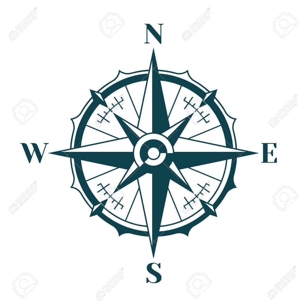 Vintage Nautical Compass Rose. Royalty Free SVG, Cliparts, Vectors, and  Stock Illustration. Image 79222592., image size:1300x1300