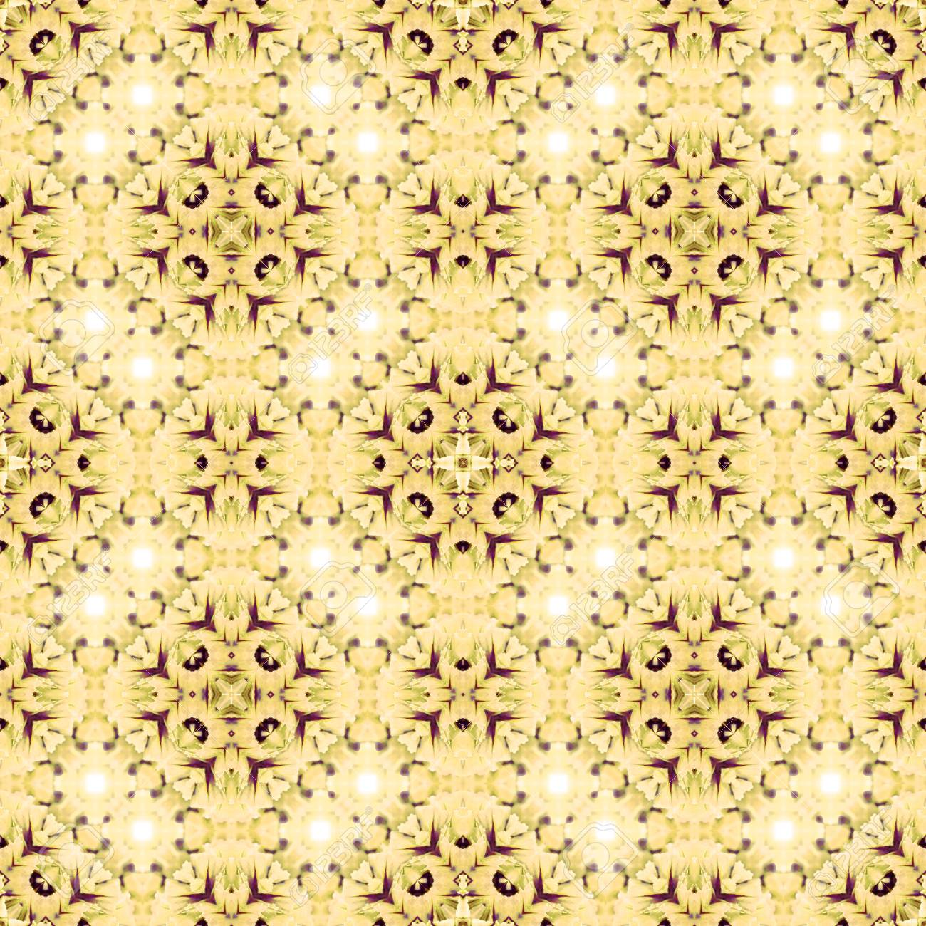 Abstract flowers seamless pattern background. Kaleidoscope from flowers. Hydraulic tile design. - 104074676 Abstract flowers seamless pattern background. Kaleidoscope from flowers. Hydraulic tile design. - 104074676