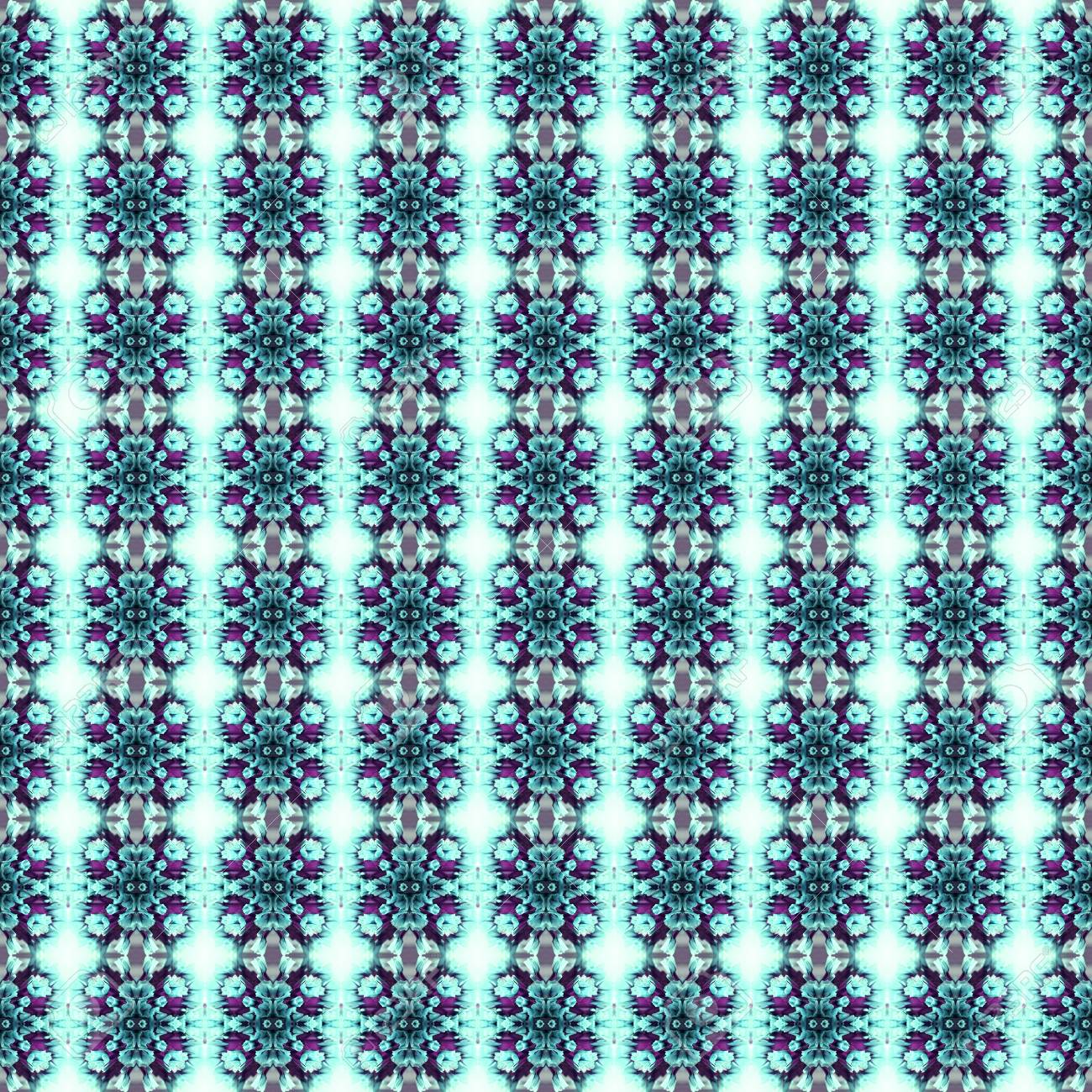 Abstract flowers seamless pattern background. Kaleidoscope from flowers. Hydraulic tile design. - 104075018 Abstract flowers seamless pattern background. Kaleidoscope from flowers. Hydraulic tile design. - 104075018