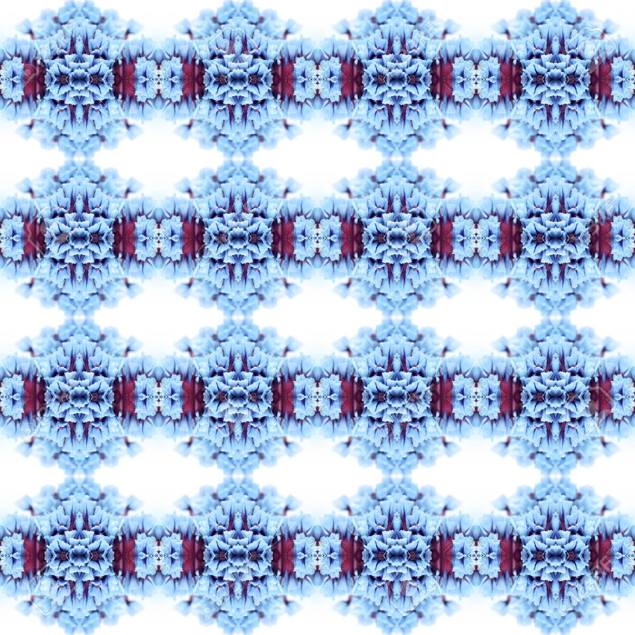 Abstract flowers seamless pattern background. Kaleidoscope from flowers. Hydraulic tile design. - 104074916 Abstract flowers seamless pattern background. Kaleidoscope from flowers. Hydraulic tile design. - 104074916