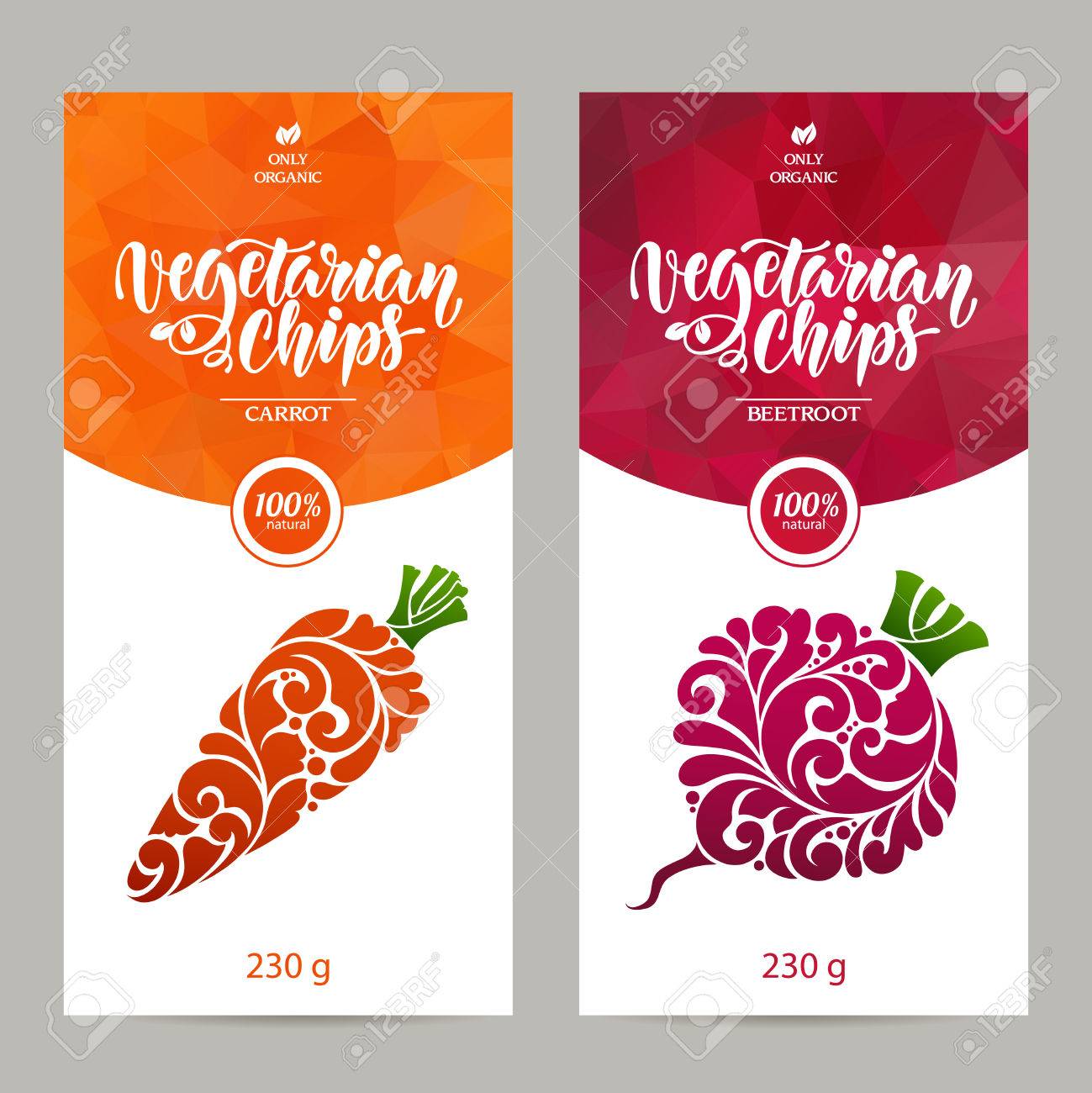 vector set of templates packaging vegetarian food label banner food label templates