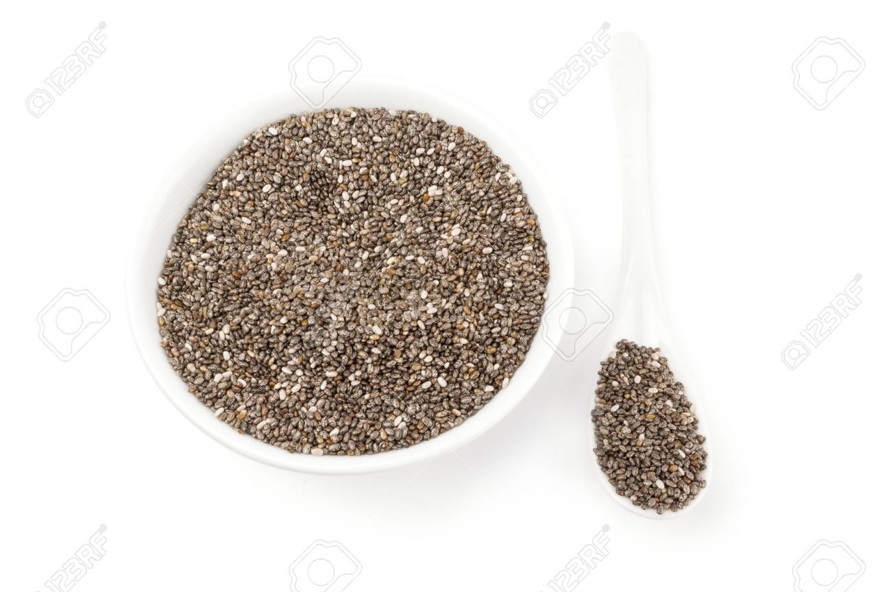 nutritious chia seeds on