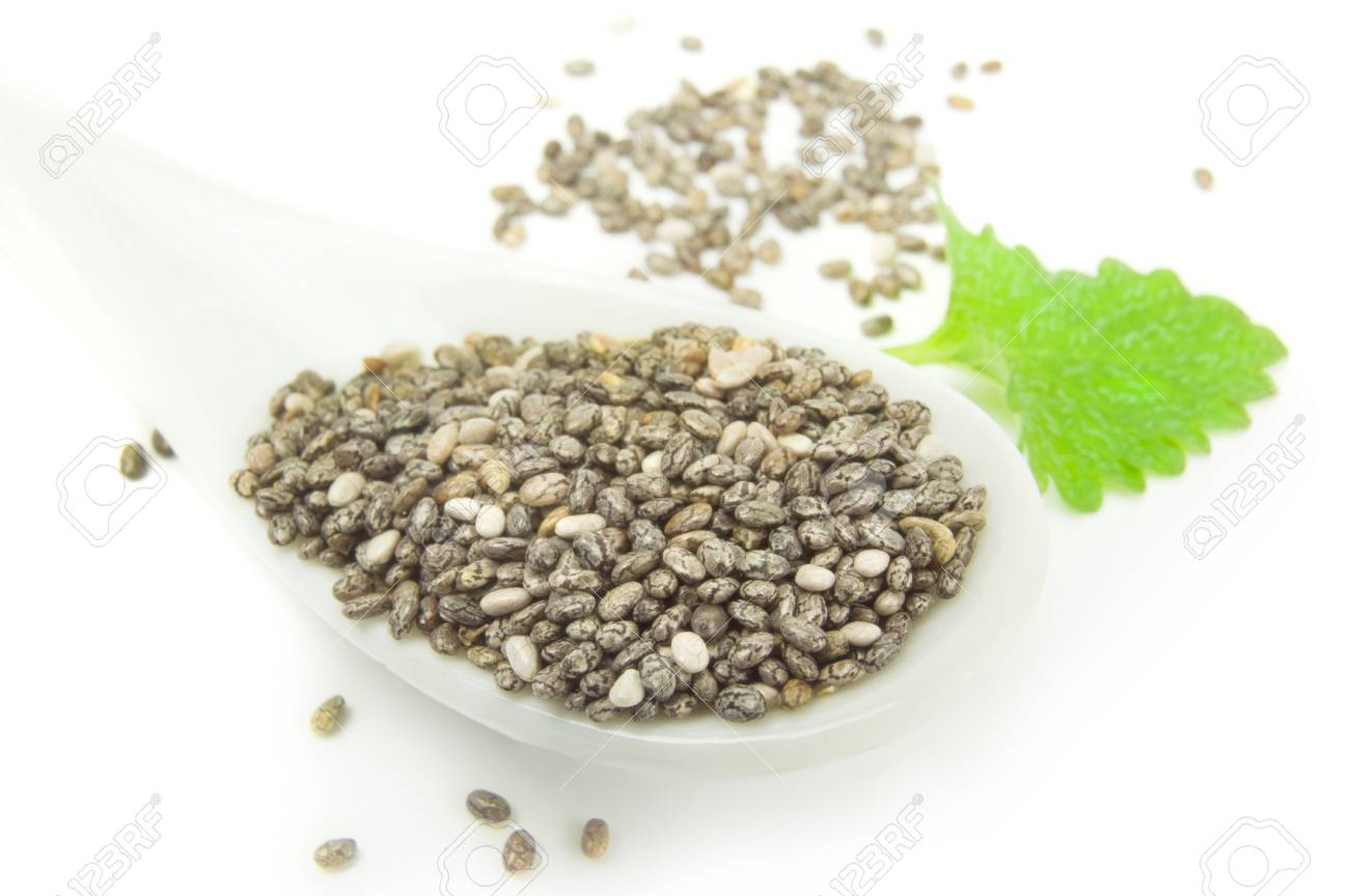 nutritious chia seeds on