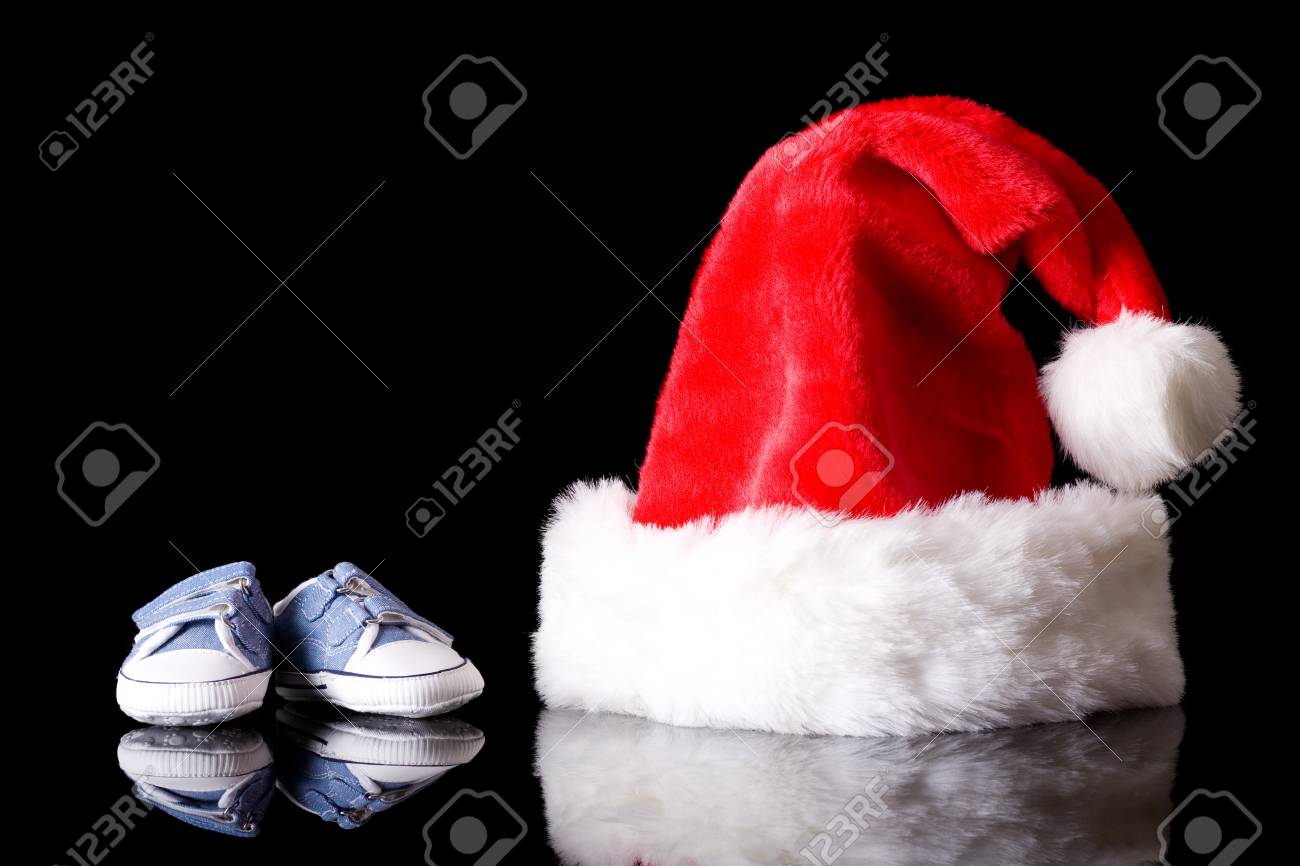 baby santa shoes