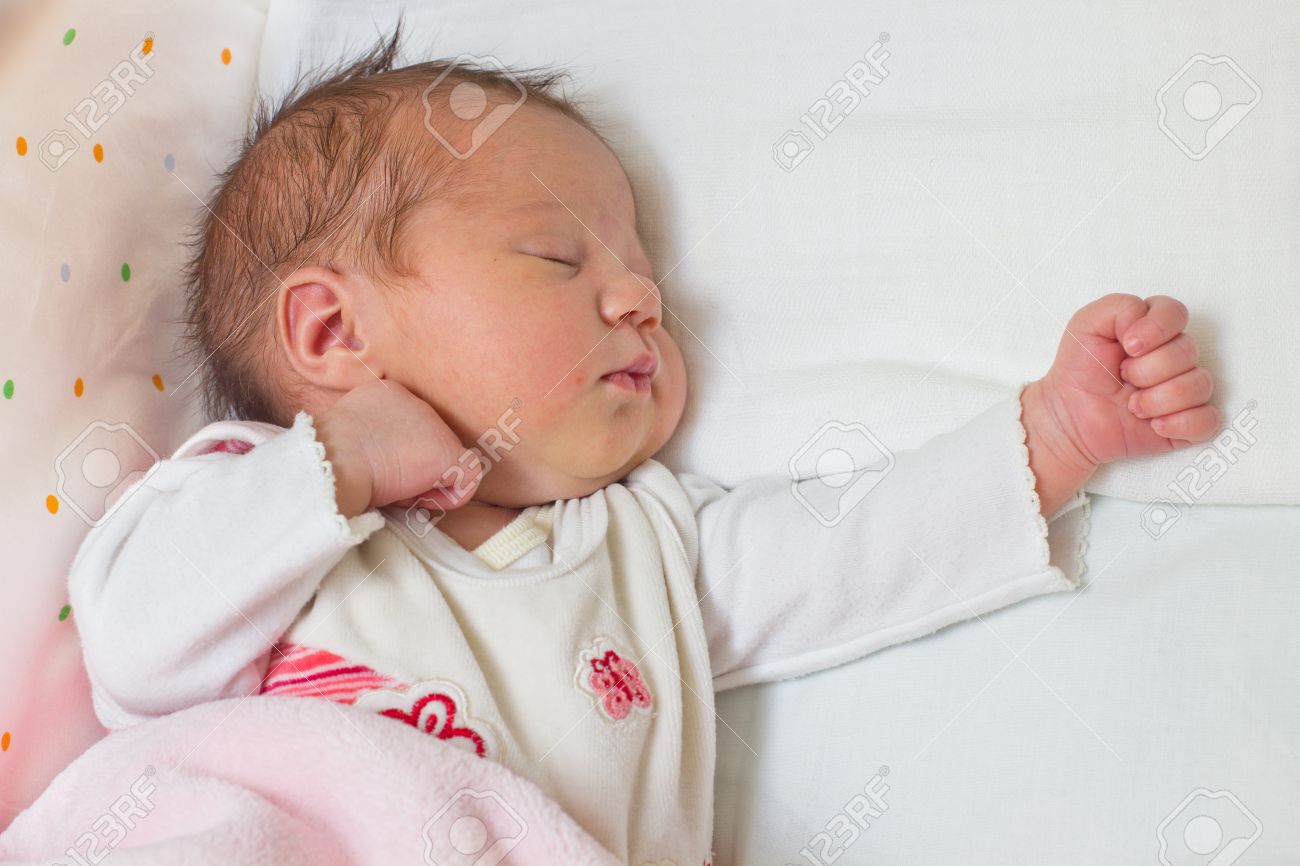 cute newborn baby girl