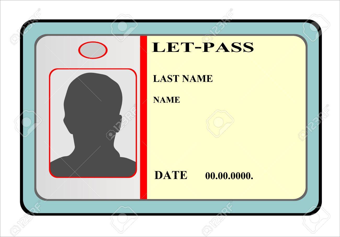 identification cards template royalty free cliparts vectors and