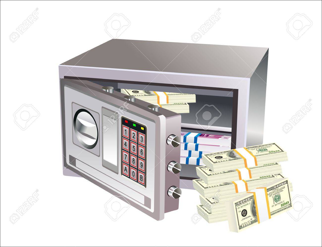 Как нарисовать сейф