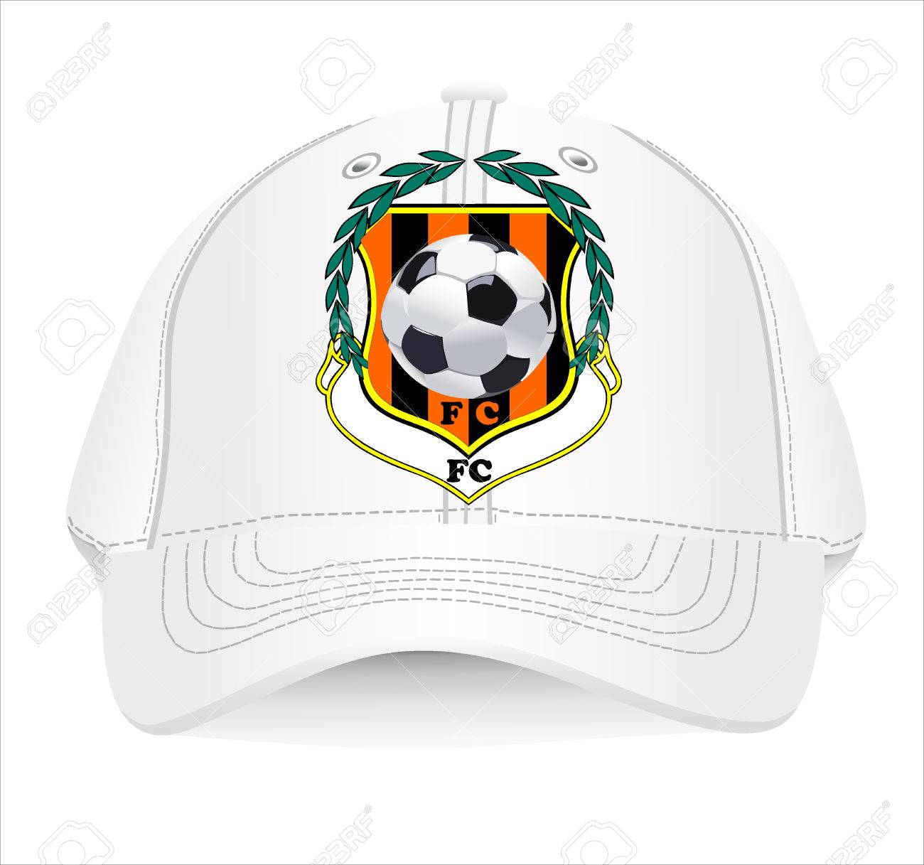baseball cap design template royalty free cliparts vectors and