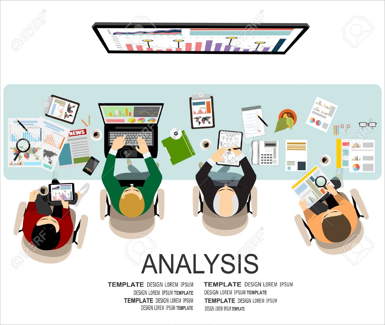 Flat design illustration concepts for business analysis and planning, financial strategy, consulting, project management and development. Concept to building successful business - 54628789 Flat design illustration concepts for business analysis and planning, financial strategy, consulting, project management and development. Concept to building successful business - 54628789