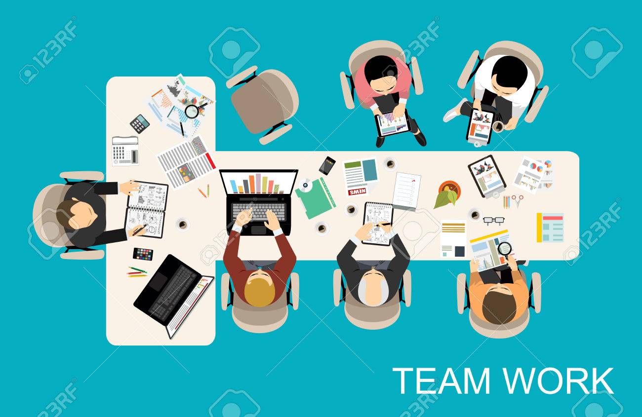 Flat design illustration concepts for business analysis and planning, consulting, team work, project management, financial report and strategy. Concepts web banner and printed materials. - 54628886 Flat design illustration concepts for business analysis and planning, consulting, team work, project management, financial report and strategy. Concepts web banner and printed materials. - 54628886