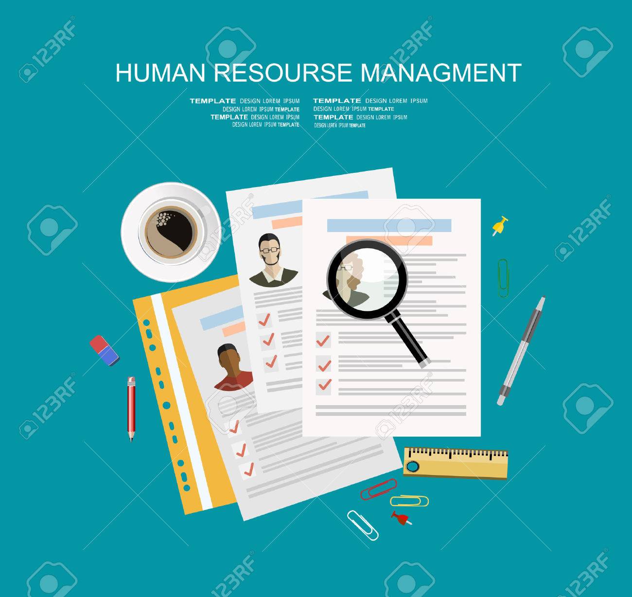 picture of printed cvs and office accessories pencils eraser