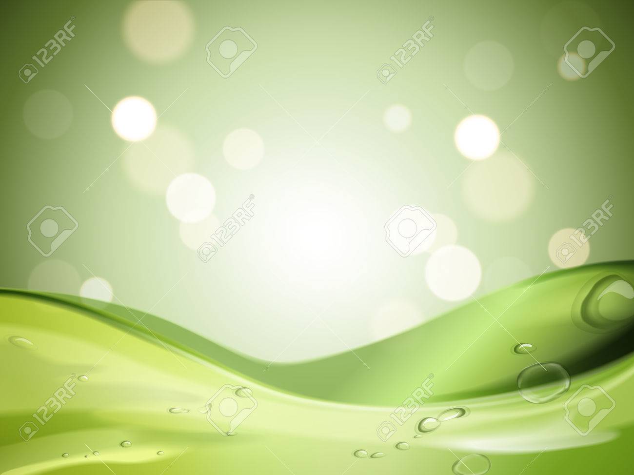 Green Soothing Gel With Cosmetic Bottle And Aloe Vera Elements Royalty Free Cliparts Vectors And Stock Illustration Image