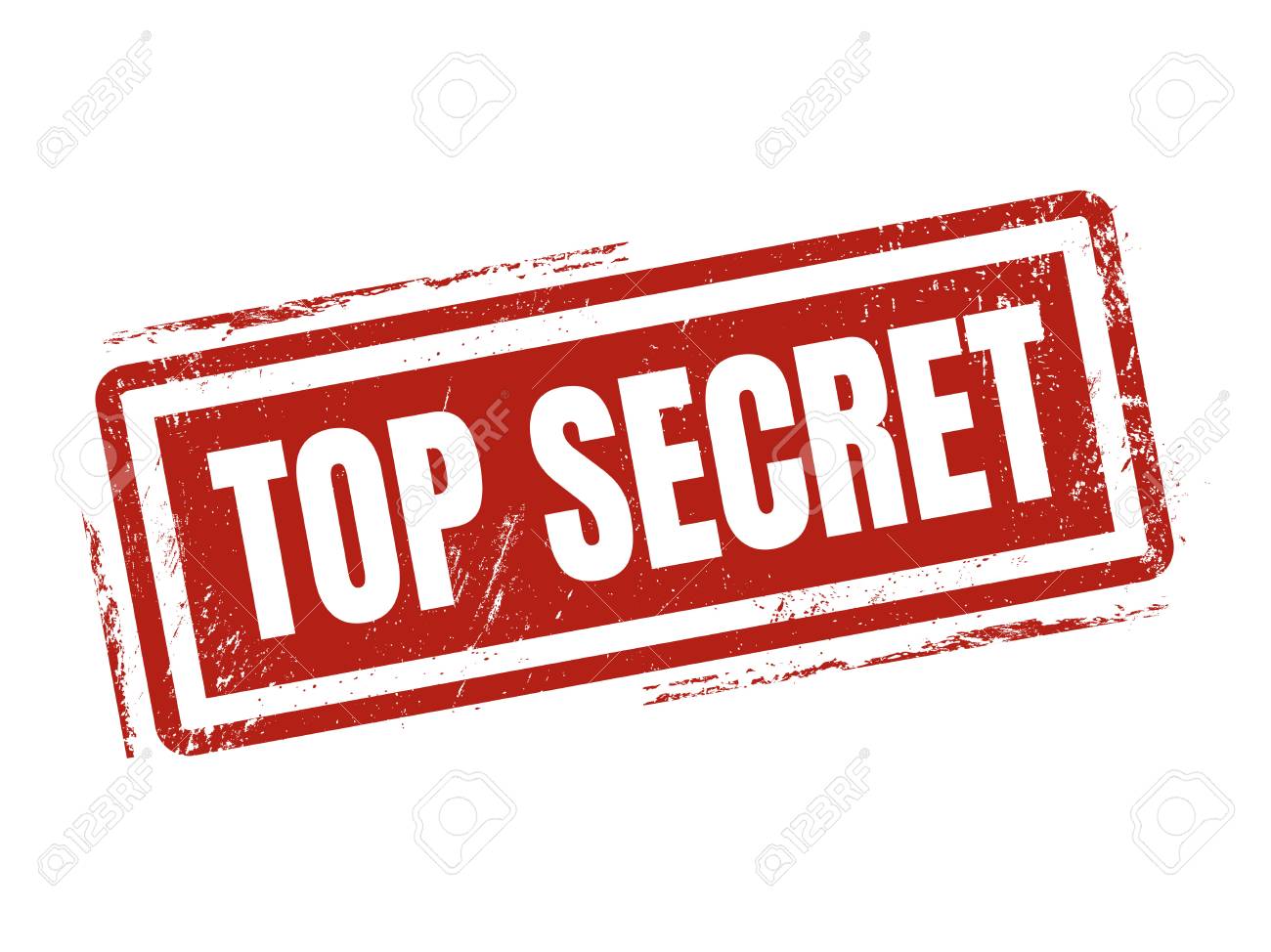 Top Secret In Red Stamp Style Stamped On White Background Royalty Free Cliparts Vectors And Stock Illustration Image