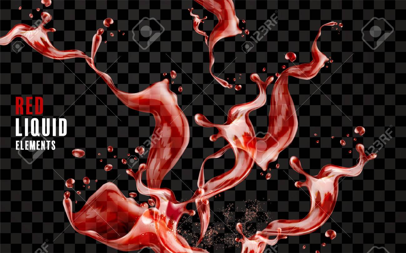 Splashing red liquid element, wine or juice flowing in the air, 3d illustration on transparent background - 83487812 Splashing red liquid element, wine or juice flowing in the air, 3d illustration on transparent background - 83487812
