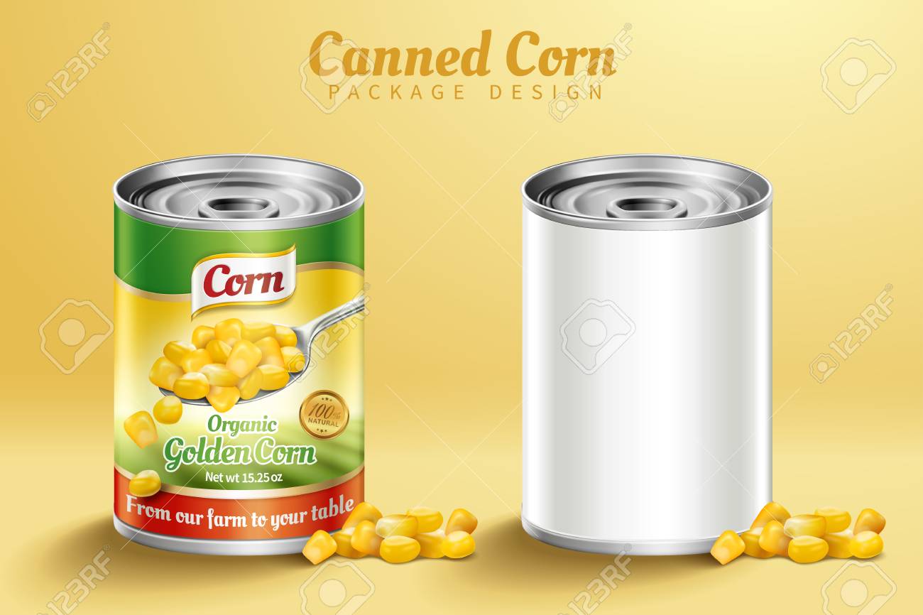 Download Canned Corn Package Design In 3d Illustration Two Tin Can Mockup Royalty Free Cliparts Vectors And Stock Illustration Image 112376049 Yellowimages Mockups