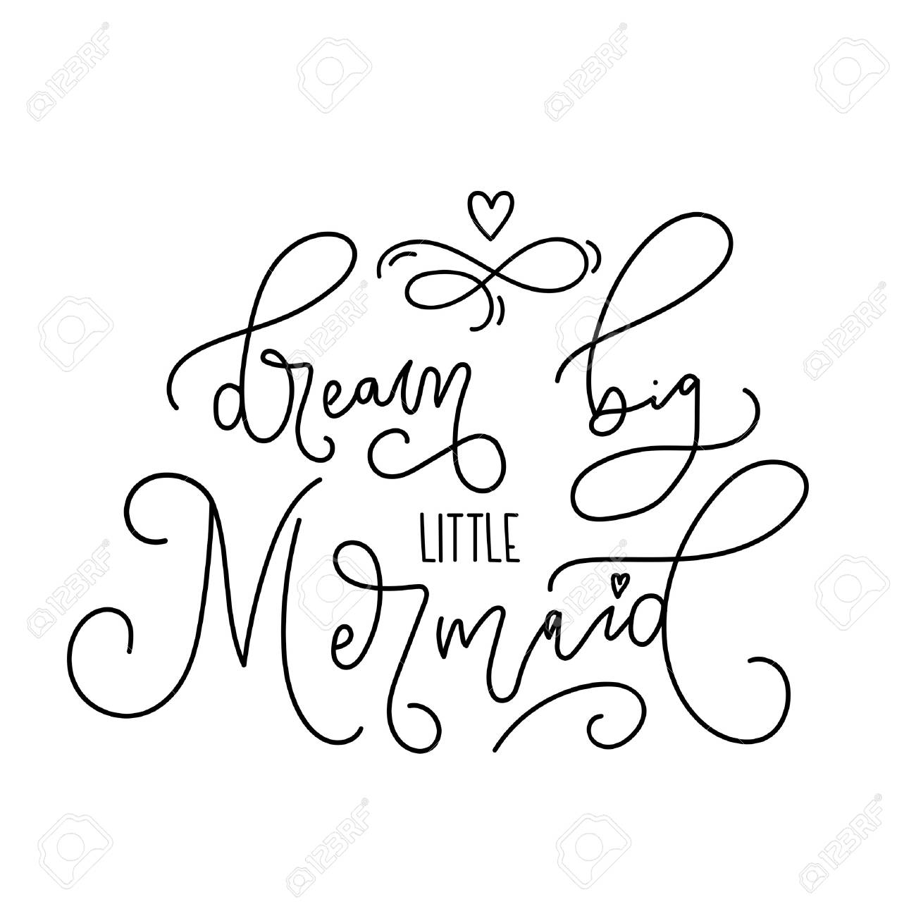 Free Free 338 Dream Big Little Mermaid Svg SVG PNG EPS DXF File