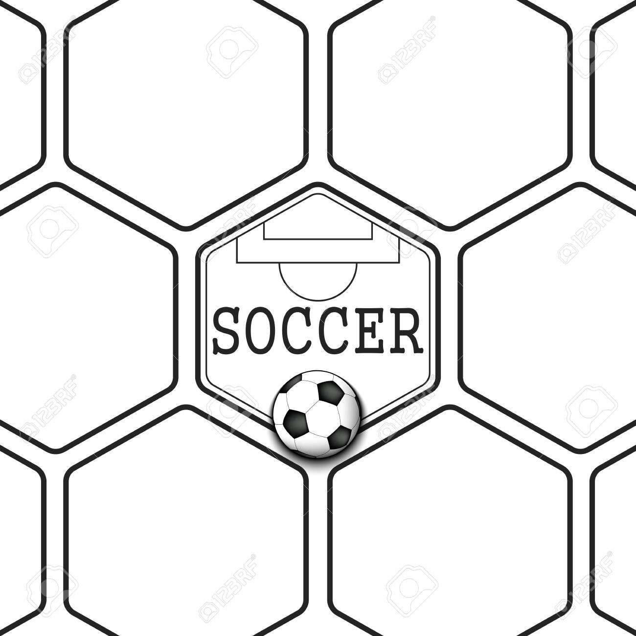 soccer ball template