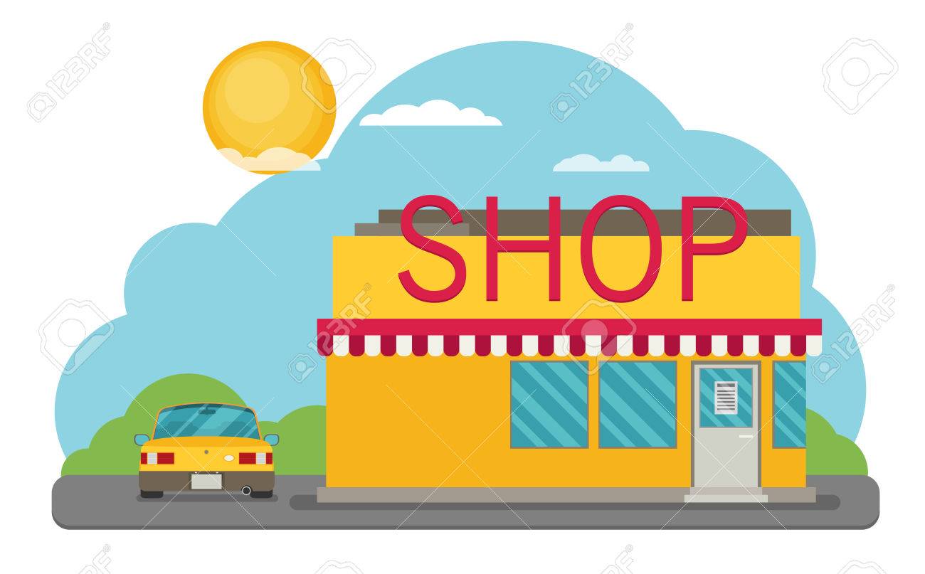 ベクター ショップや百貨店のビルの図のイラスト素材 ベクタ Image ベクター ショップや百貨店のビルの図のイラスト素材 ベクタ Image