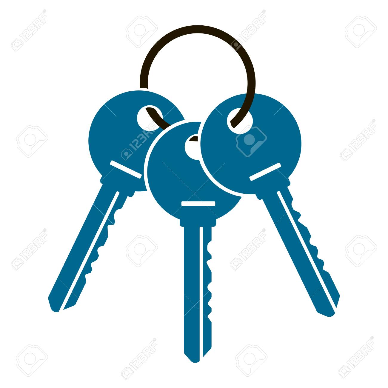 Three Keys Illustration Royalty Free Cliparts Vectors And Stock Illustration Image 89202705