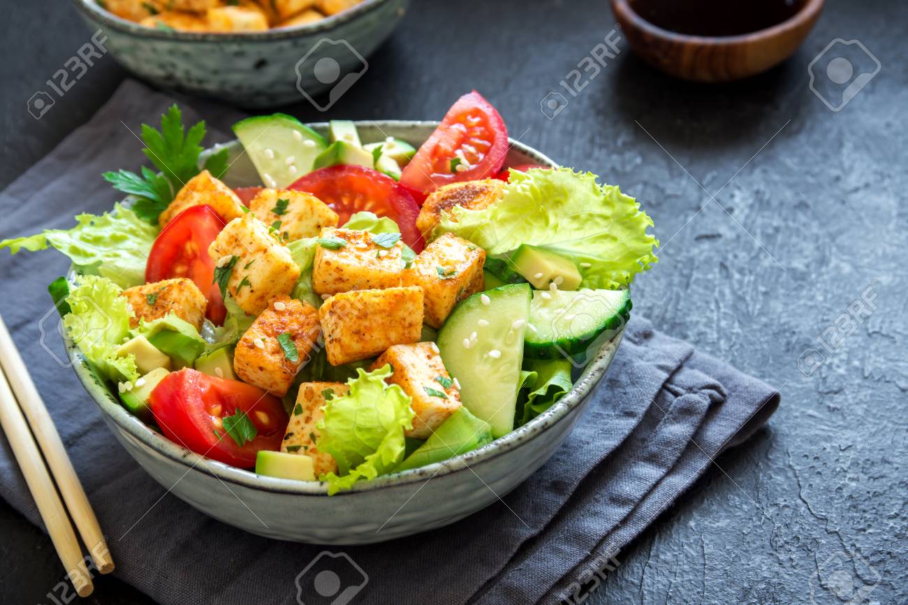 Oksana BratanovaHomemade Asian Vegetable And Tofu Salad