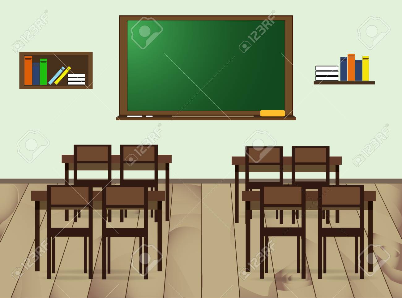 学校の教室 のイラスト素材 ベクタ Image