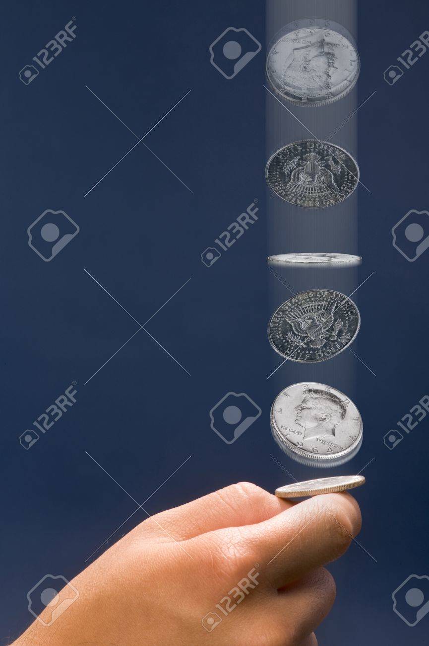 コイントスの写真素材・画像素材 Image 14671698