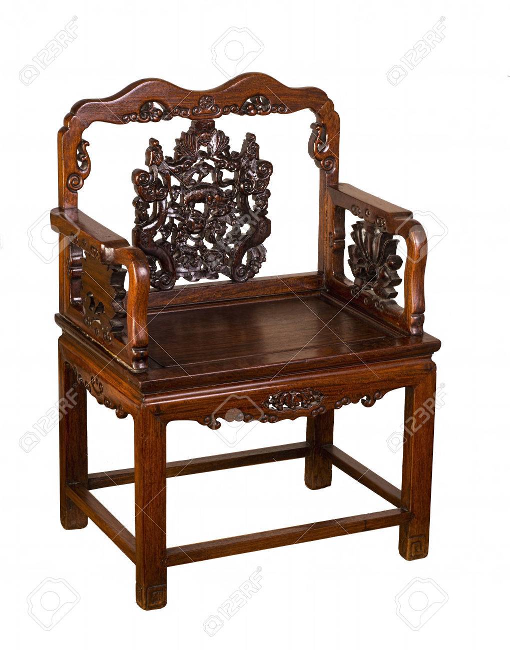 Antique Hung-Mu Chinese Chair Made In The Early 1800's. Stock Antique Hung-Mu Chinese chair made in the early 1800's. Stock Photo - 29460635 - Antique Hung-Mu Chinese Chair Made In The Early 1800's. Stock