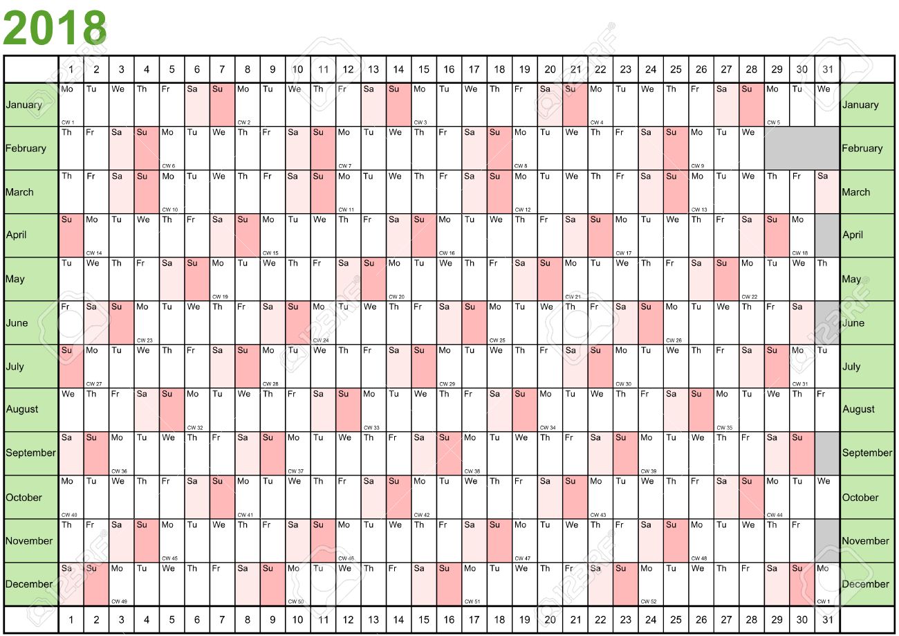 free year planner