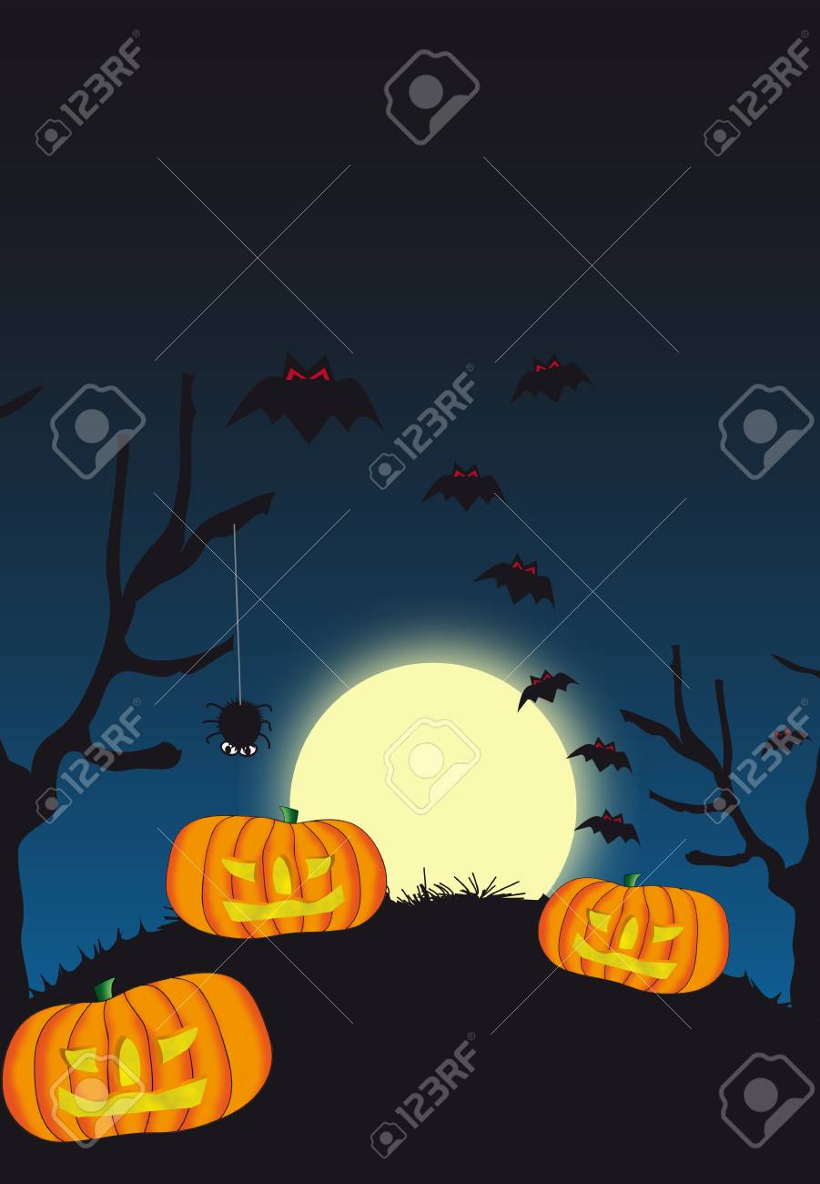 illustration of a halloween