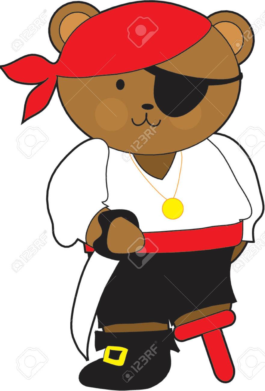 pirate teddy bear
