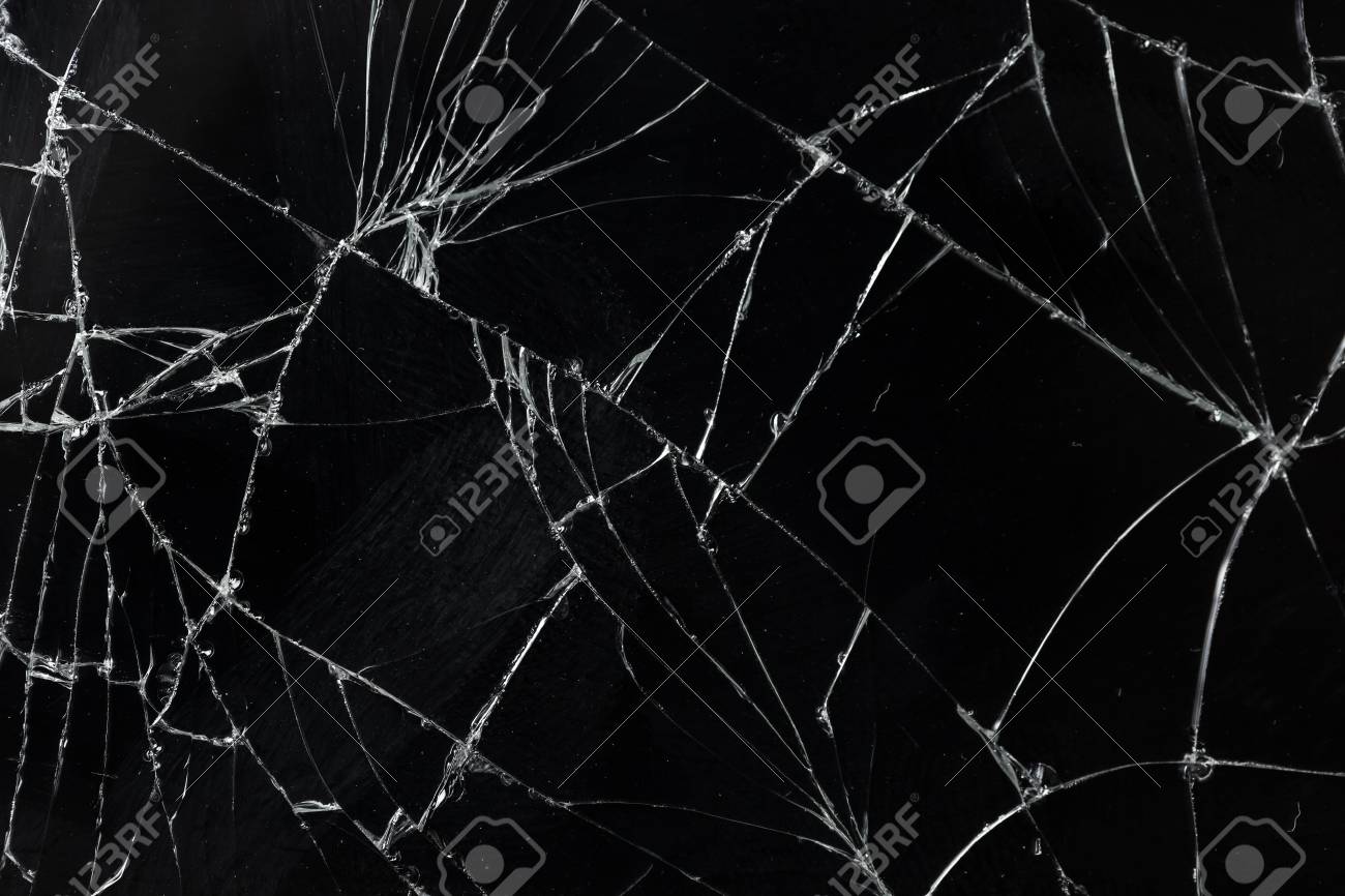 Top view cracked broken mobile screen glass texture background. - 84159285 Top view cracked broken mobile screen glass texture background. - 84159285