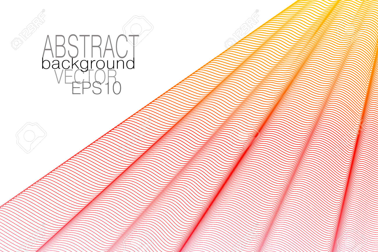 Red, yellow pleated net. Draped curtain, white background. Thin wavy lines, squiggle curves. Vector abstract wave pattern. Elegant design. Template for business card, book cover, poster, landing page. EPS10 illustration - 163418952 Red, yellow pleated net. Draped curtain, white background. Thin wavy lines, squiggle curves. Vector abstract wave pattern. Elegant design. Template for business card, book cover, poster, landing page. EPS10 illustration - 163418952