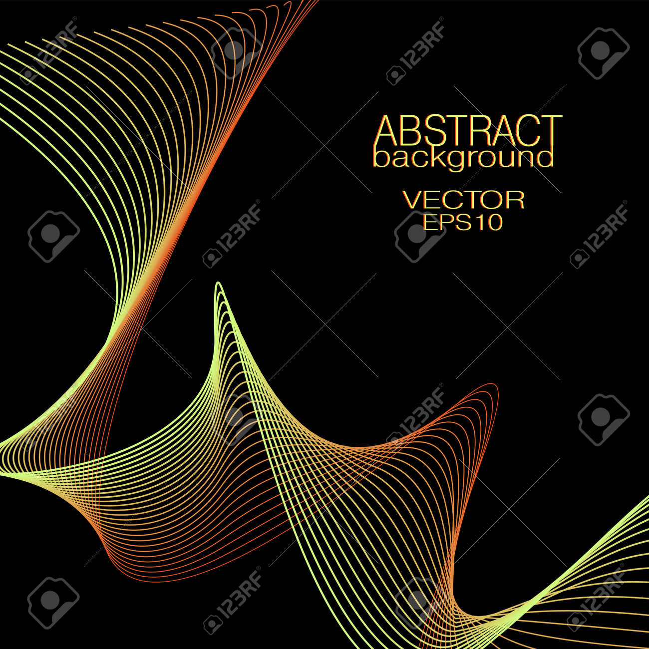 Shiny yellow, red squiggly curves. Vector wavy lines. Abstract wave pattern. Black background. Bright colored gradient. Technology design element for landing page, banner, poster, leaflet, flyer, website. EPS10 illustration - 167097435 Shiny yellow, red squiggly curves. Vector wavy lines. Abstract wave pattern. Black background. Bright colored gradient. Technology design element for landing page, banner, poster, leaflet, flyer, website. EPS10 illustration - 167097435