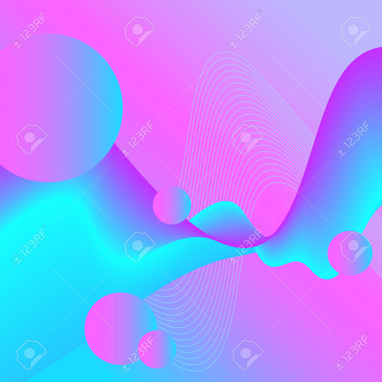 Magenta, neon blue liquid background. Abstract hot pink, cyan fluid, flowing wave, flying spheres. 3d pattern, transformation concept. Futuristic design for brochure cover, website template, promotion materials - 168534672 Magenta, neon blue liquid background. Abstract hot pink, cyan fluid, flowing wave, flying spheres. 3d pattern, transformation concept. Futuristic design for brochure cover, website template, promotion materials - 168534672