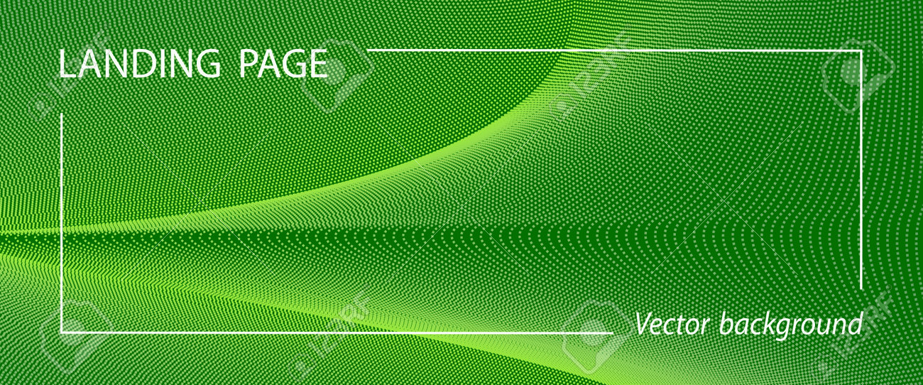 Bright green, yellow landing page, presentation, banner template. Green energy concept. Abstract dotted pattern. Colored background with light spots. Vector technology lines. Simple design for website, voucher, coupon, flyer. EPS10 illustration - 169161676 Bright green, yellow landing page, presentation, banner template. Green energy concept. Abstract dotted pattern. Colored background with light spots. Vector technology lines. Simple design for website, voucher, coupon, flyer. EPS10 illustration - 169161676