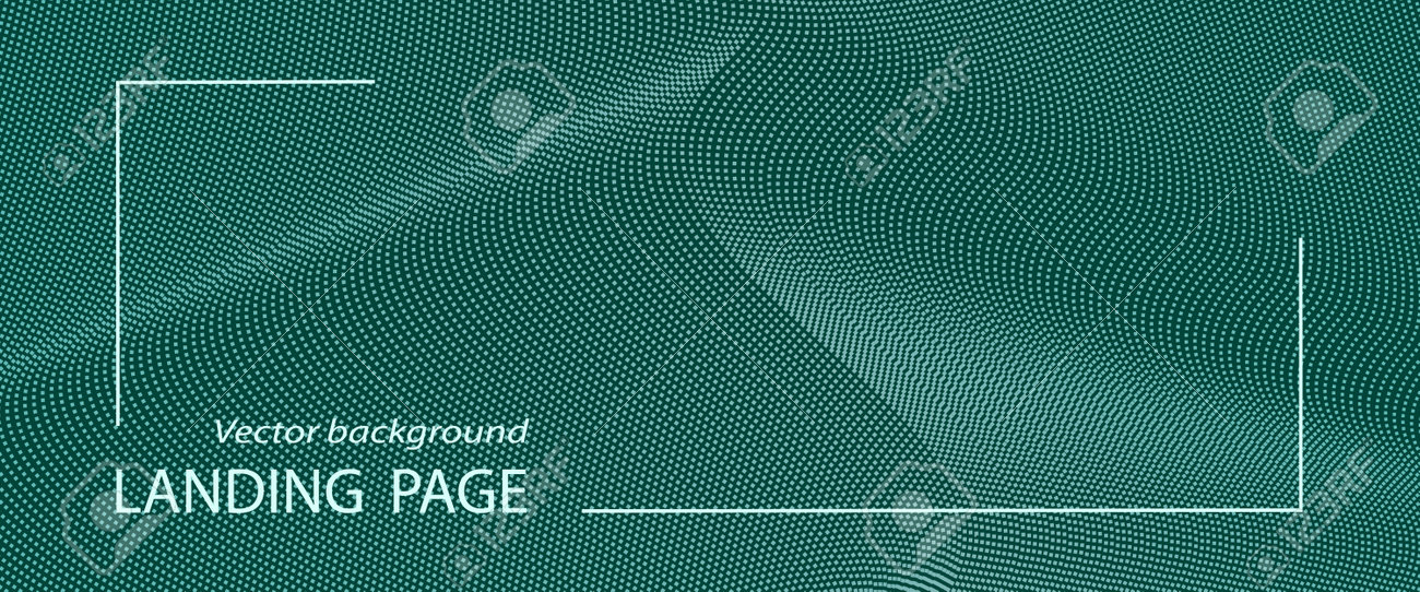 Green banner, presentation, landing page template. Wave dotted pattern. Abstract background with light spots. Vector technology lines. Digital data concept. Simple design for website, voucher, coupon, flyer. EPS10 illustration - 169161678 Green banner, presentation, landing page template. Wave dotted pattern. Abstract background with light spots. Vector technology lines. Digital data concept. Simple design for website, voucher, coupon, flyer. EPS10 illustration - 169161678