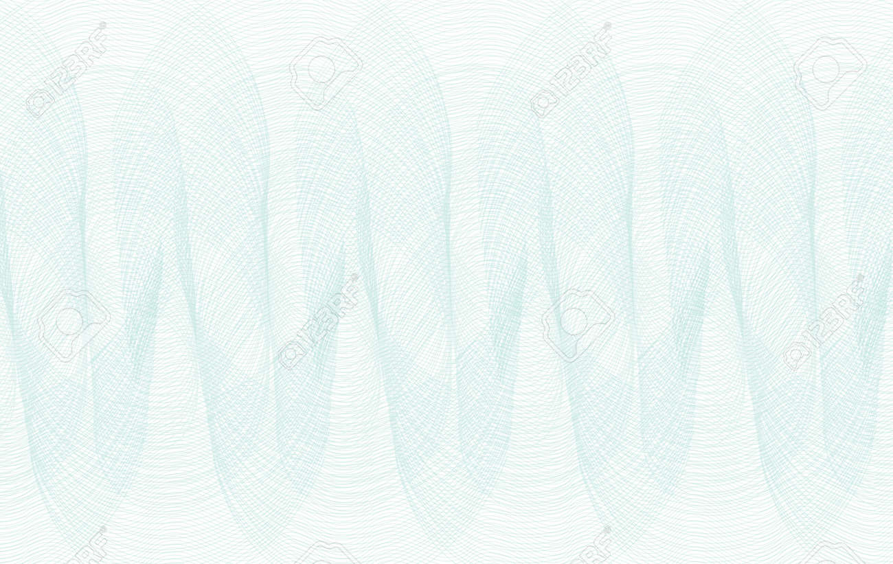 Light teal line art repeated pattern. Watermark design. White background. Vector abstract subtle curves. Guilloche for certificate, check, ticket, banknote, coupon, voucher. EPS10 illustration - 170340583 Light teal line art repeated pattern. Watermark design. White background. Vector abstract subtle curves. Guilloche for certificate, check, ticket, banknote, coupon, voucher. EPS10 illustration - 170340583