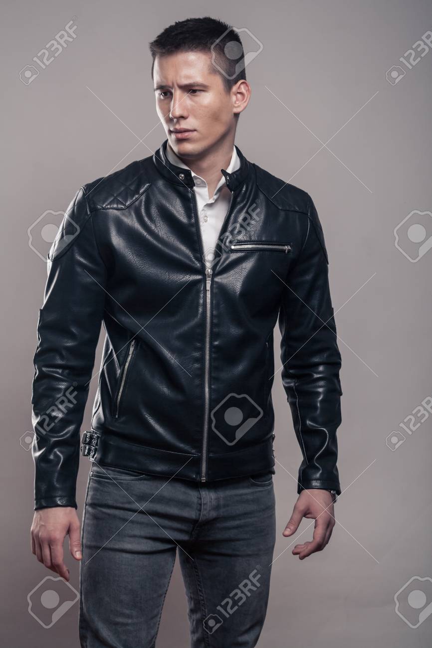 badass leather jacket mens