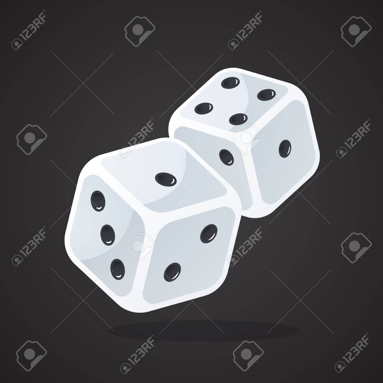 フラット スタイルのベクトル図です 2 つのギャンブル サイコロ スポーツ用品 グリーティング カードの装飾は 洋服 ポスター 壁紙の印刷します の イラスト素材 ベクタ Image フラット スタイルのベクトル図です 2 つのギャンブル サイコロ スポーツ用品 グリーティング カードの装飾は 洋服 ポスター 壁紙の印刷します の イラスト素材 ベクタ Image