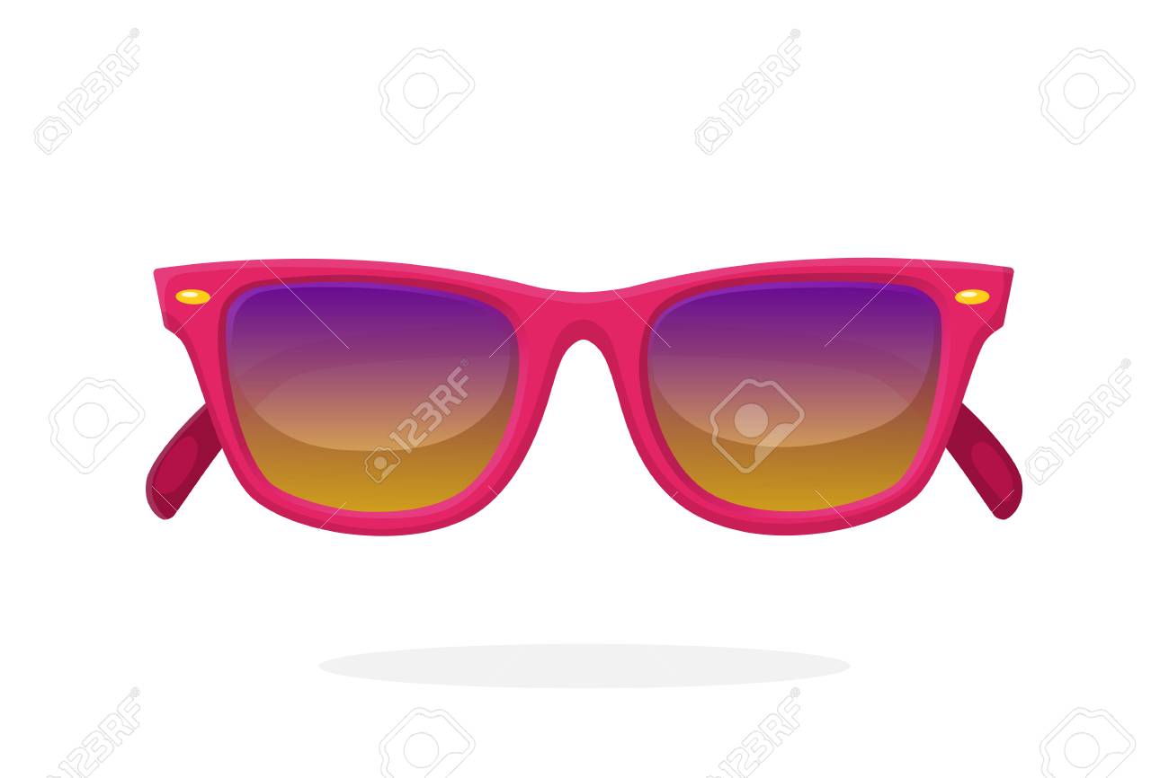 pink rimmed sunglasses
