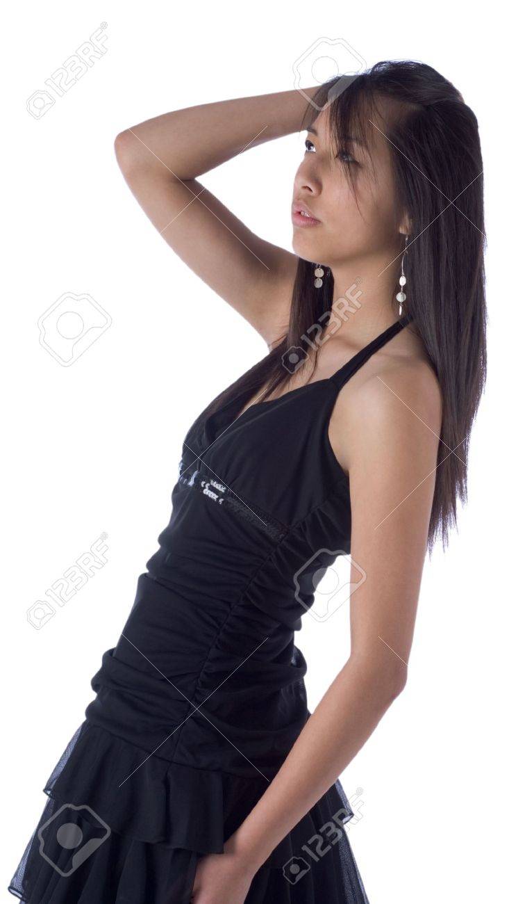 Abito da cocktail nero hair