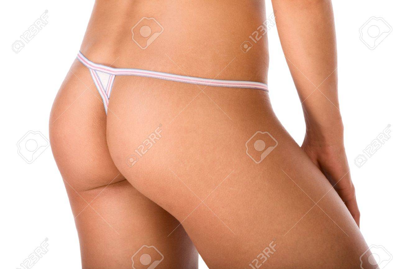 Buttocks Of Girl In Simple G-string. Ass Is In Very Healthy Tight Condition  And Show No Signs Of Cellulite Stock Photo, Picture and Royalty Free Image.  Image 3976784.