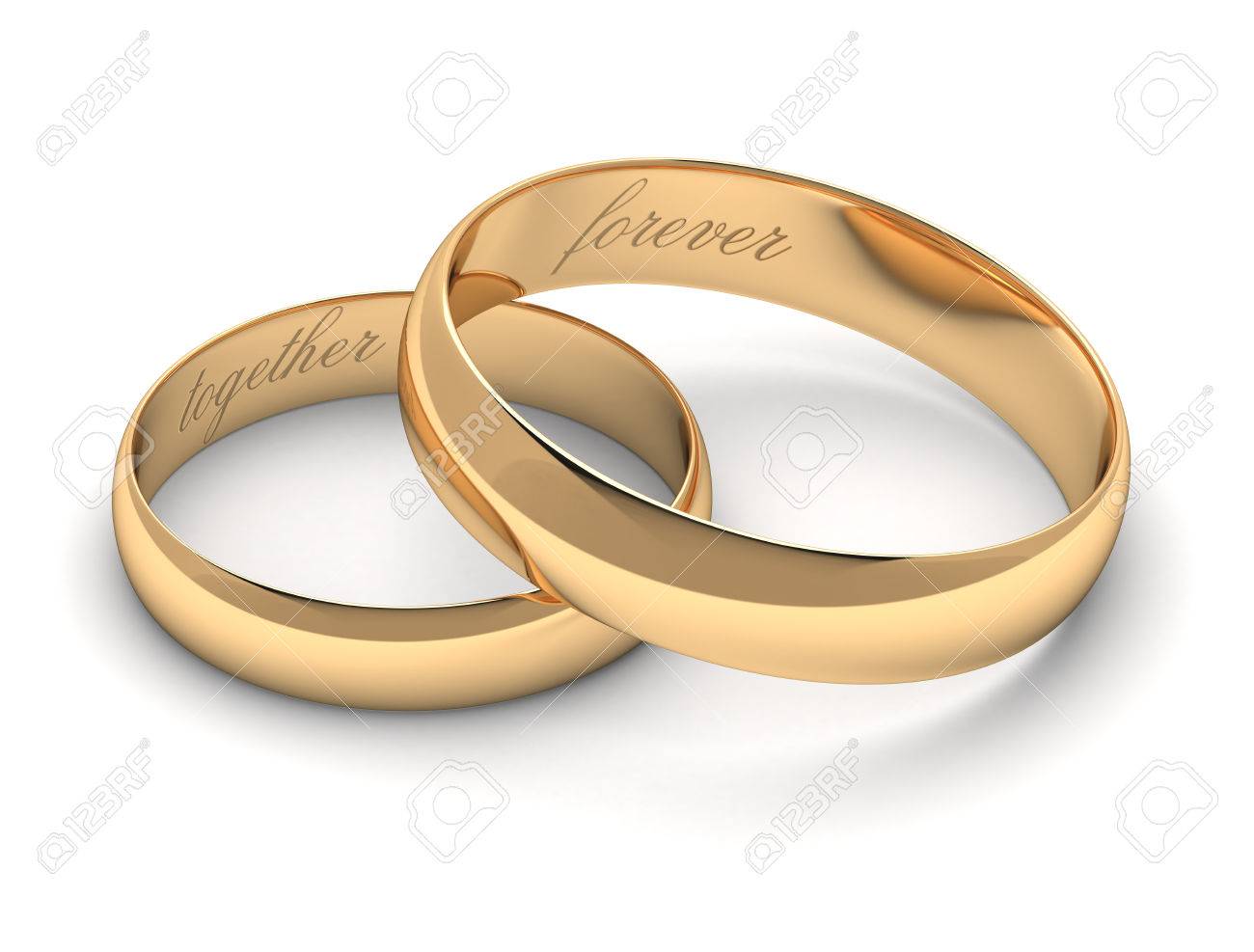 [تصویر:  30611181-gold-wedding-rings-engraved-wit...ether-.jpg]
