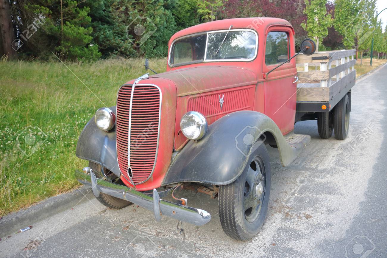 1938 Ford Truck >> A Tough And Rugged 1938 Ford Pickup Truck Parked On A Vancouver 1938 Ford Truck >> A Tough And Rugged 1938 Ford Pickup Truck Parked On A Vancouver