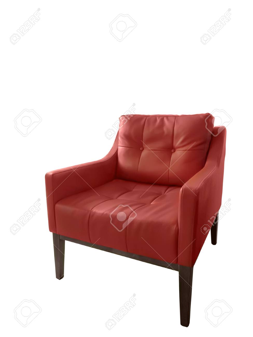 Modern Luxury Red Armchair Isolated On White Background Stock Photo Picture And Royalty Free Image Image 45695272