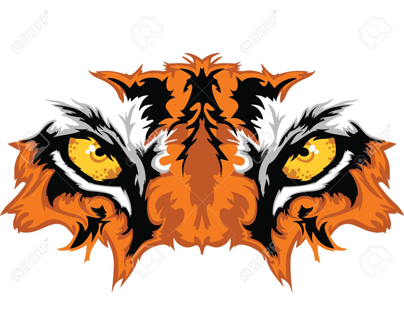 Tiger Eyes Royalty Free Cliparts Vectors And Stock Illustration Image