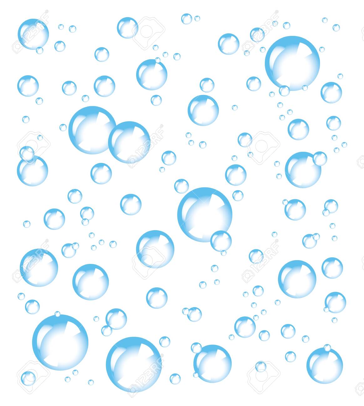 Water And Drop Icons Set Blue Water Bubbles Vector Illustration Isolated On White Background Gradients Only No Mesh No Transparency Royalty Free Cliparts Vectors And Stock Illustration Image 139489971